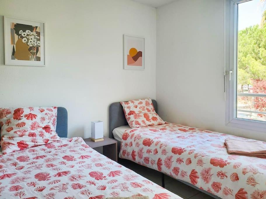 *Le Carpe Diem, Appartement 2 Chambres, Piscine, 2 Parking, Clim* Montpellier Eksteriør bilde