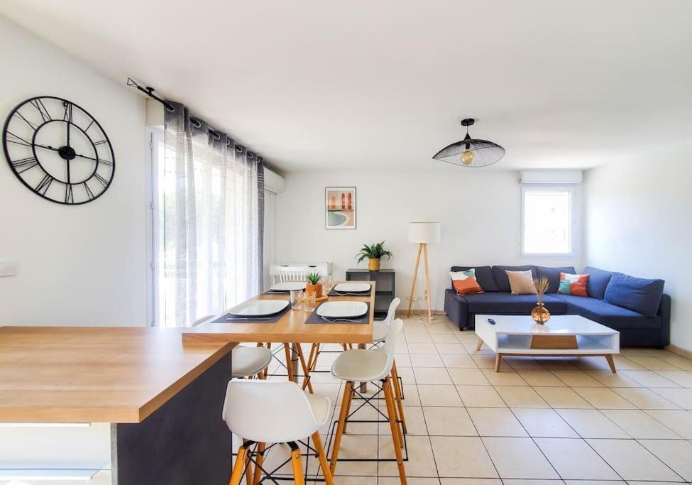 *Le Carpe Diem, Appartement 2 Chambres, Piscine, 2 Parking, Clim* Montpellier Eksteriør bilde
